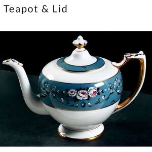 Ralph Lauren Annalia Wedgewood teapot tea kettle bone China made in England 1989